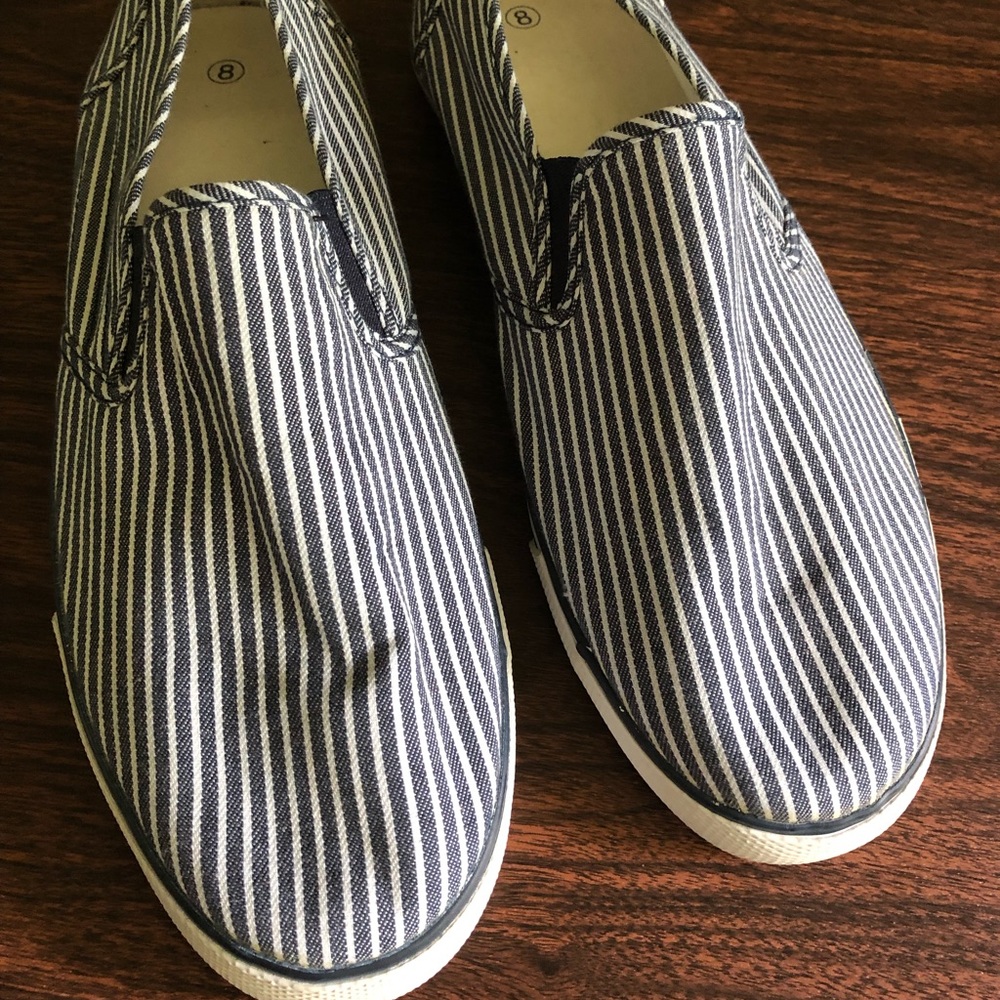 Canvas Men’s Blue/White Size 8 - Picture 1 of 4